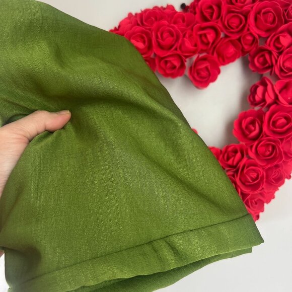 J.O.A Womens Strapless Belted Ankle Jumpsuit XS in Moss Green - Picture 12 of 12